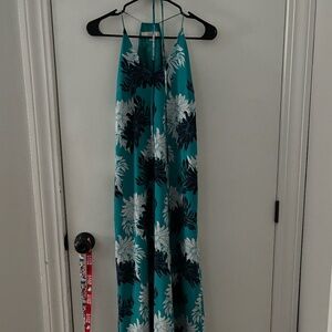 Loft Tropical Halter Maxi Dress (Summer Sale)
